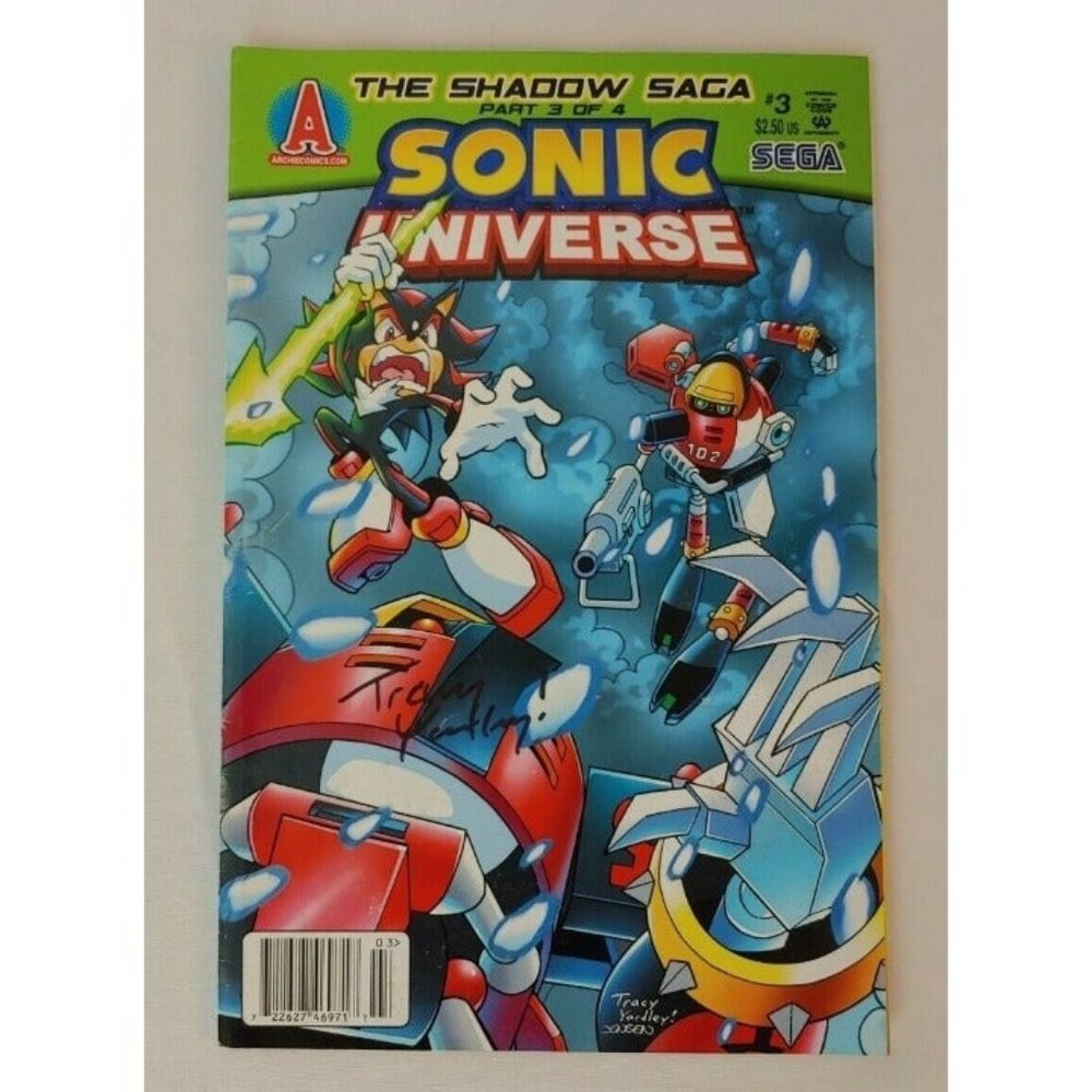 Sonic Universe Comic Book Issie #3 June 2009 The Shadow Saga 3 of 4 Signed Issue